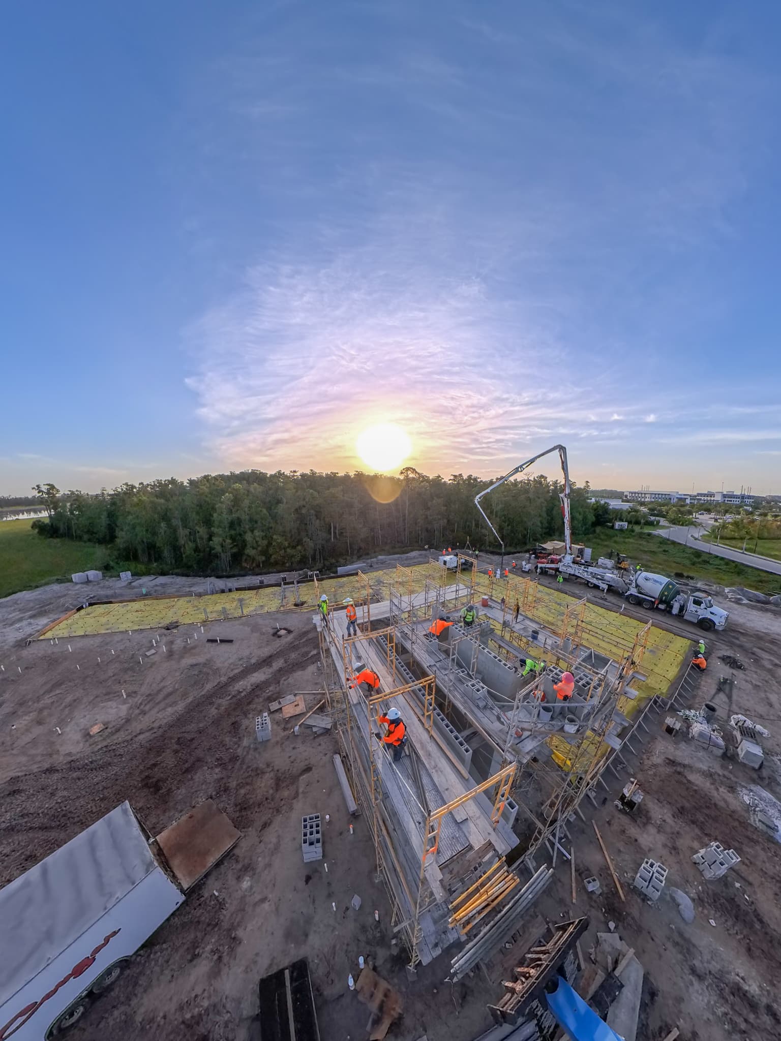 First Permanent Building Slab Poured at Palms Manor in Fort Myers - Palms Manor, photo 1