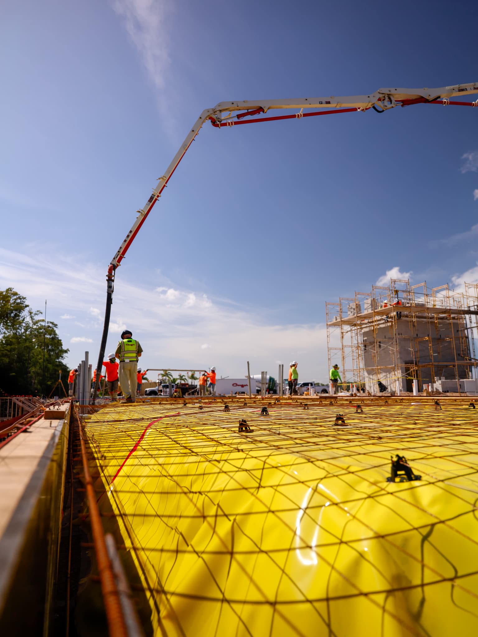 First Permanent Building Slab Poured at Palms Manor in Fort Myers - Palms Manor, photo 3
