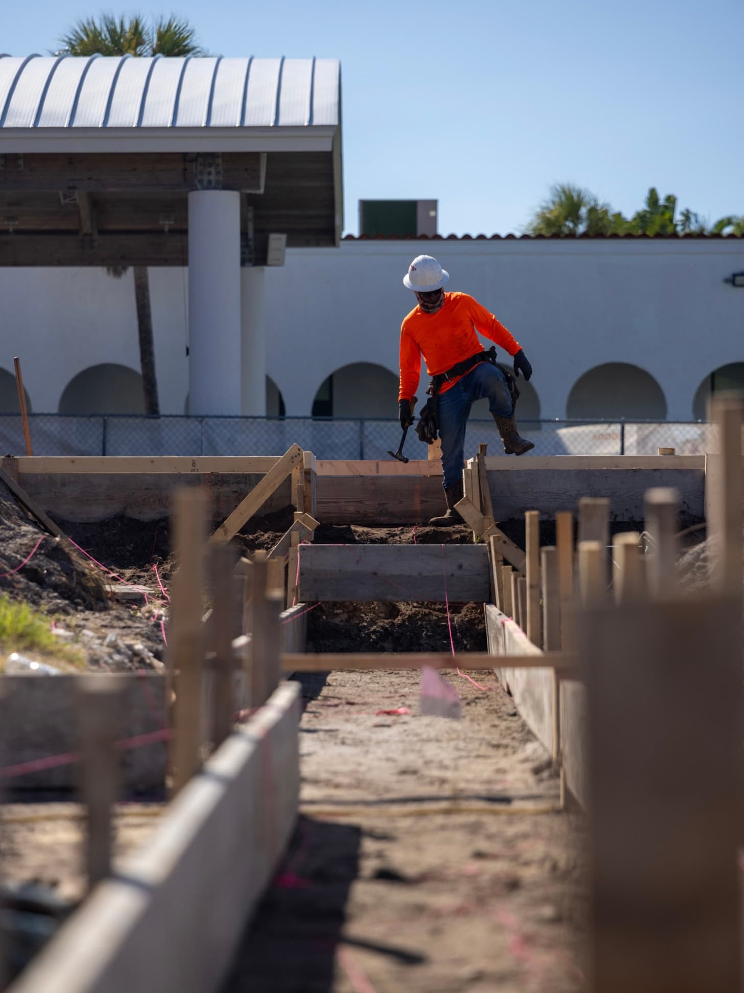 Boca Grande Theatre Project: Foundation Work Underway in Boca Grande, Florida - Boca Grande Theatre, photo 1