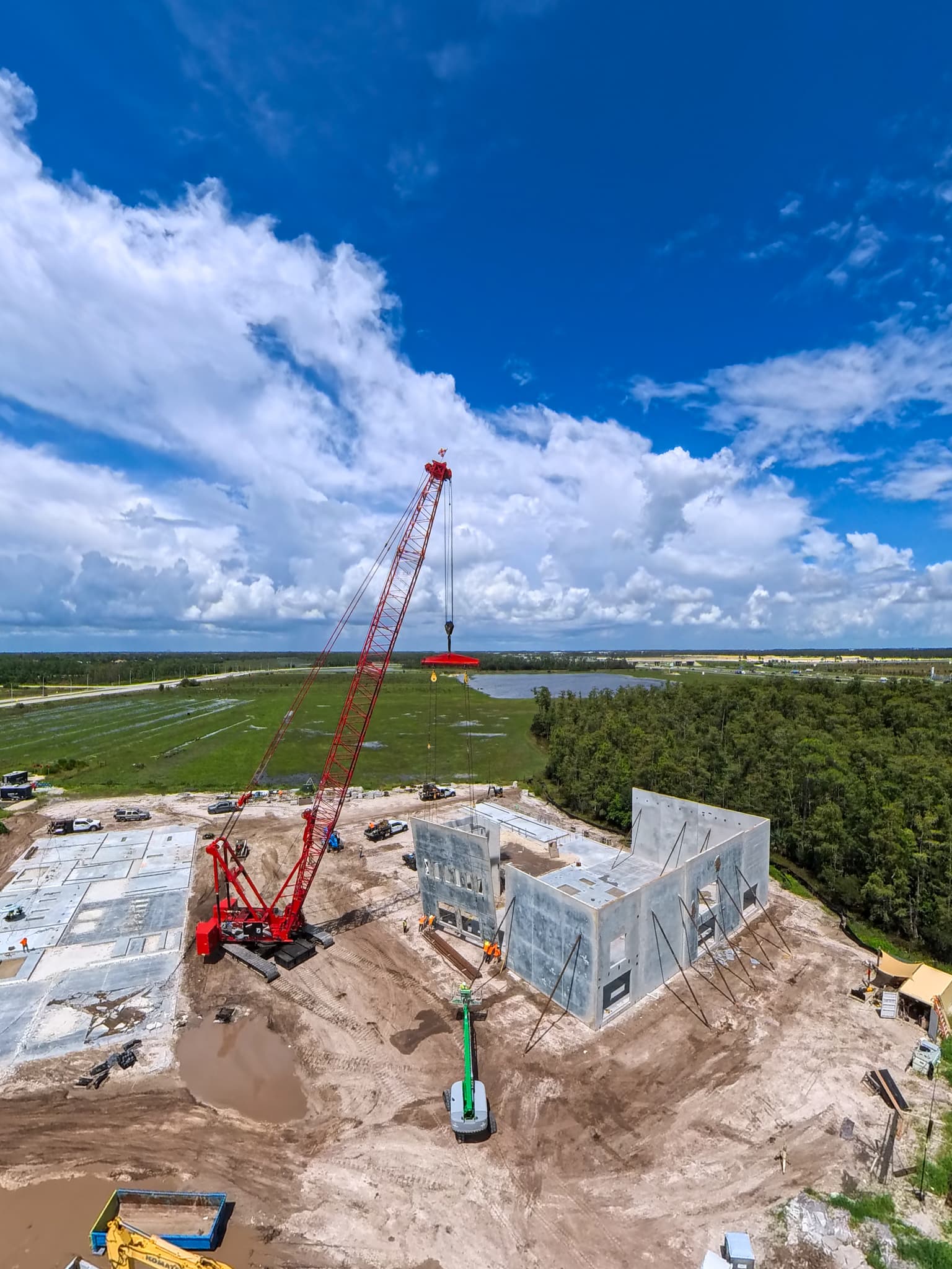 Tilt-Wall Construction Progress at Two Guys Hospitality in Fort Myers - Palms Manor, photo 7
