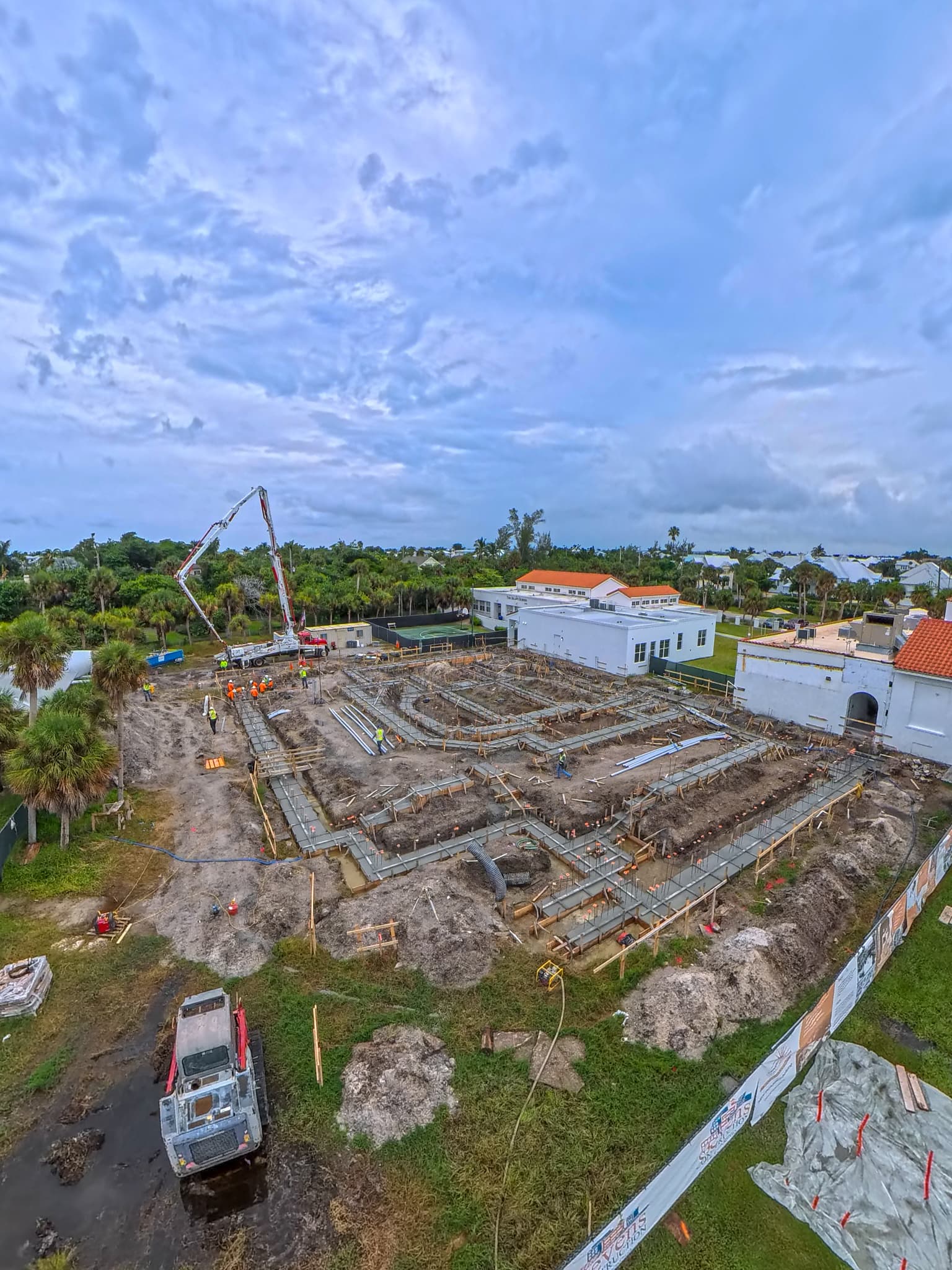 Concrete Footing Pour at Boca Grande Theatre in Boca Grande, Florida - Boca Grande Theatre, photo 5