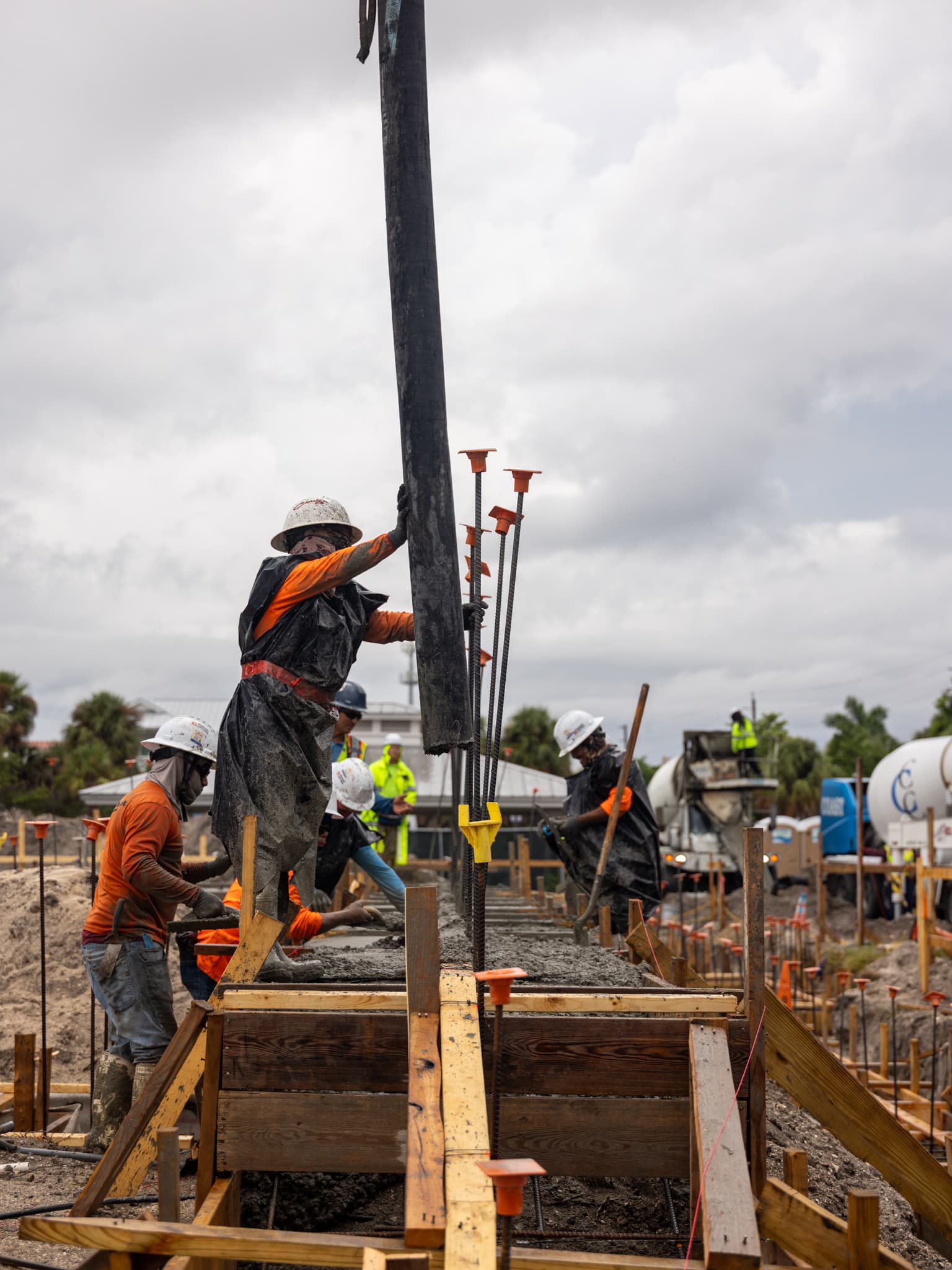 Concrete Footing Pour at Boca Grande Theatre in Boca Grande, Florida - Boca Grande Theatre, photo 8