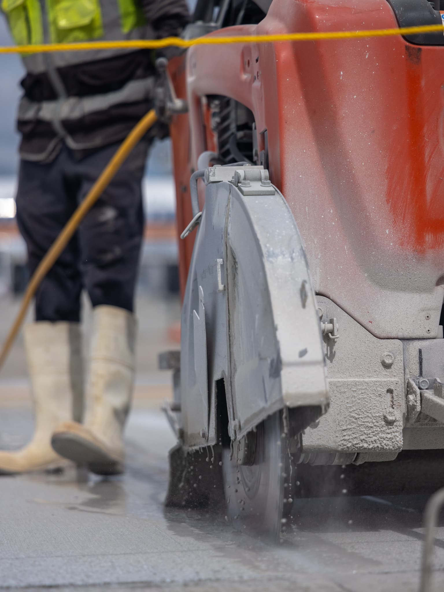 Concrete Cutting at RSW Airport Expansion in Fort Myers, Florida - Fort Myers International Airport, photo 4