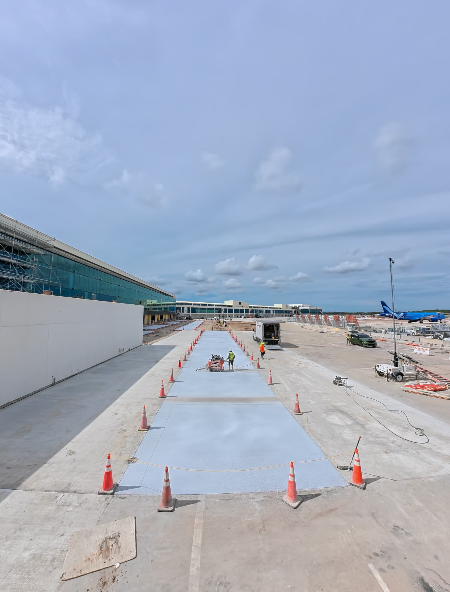 Concrete Cutting at RSW Airport Expansion in Fort Myers, Florida - Fort Myers International Airport, photo 6