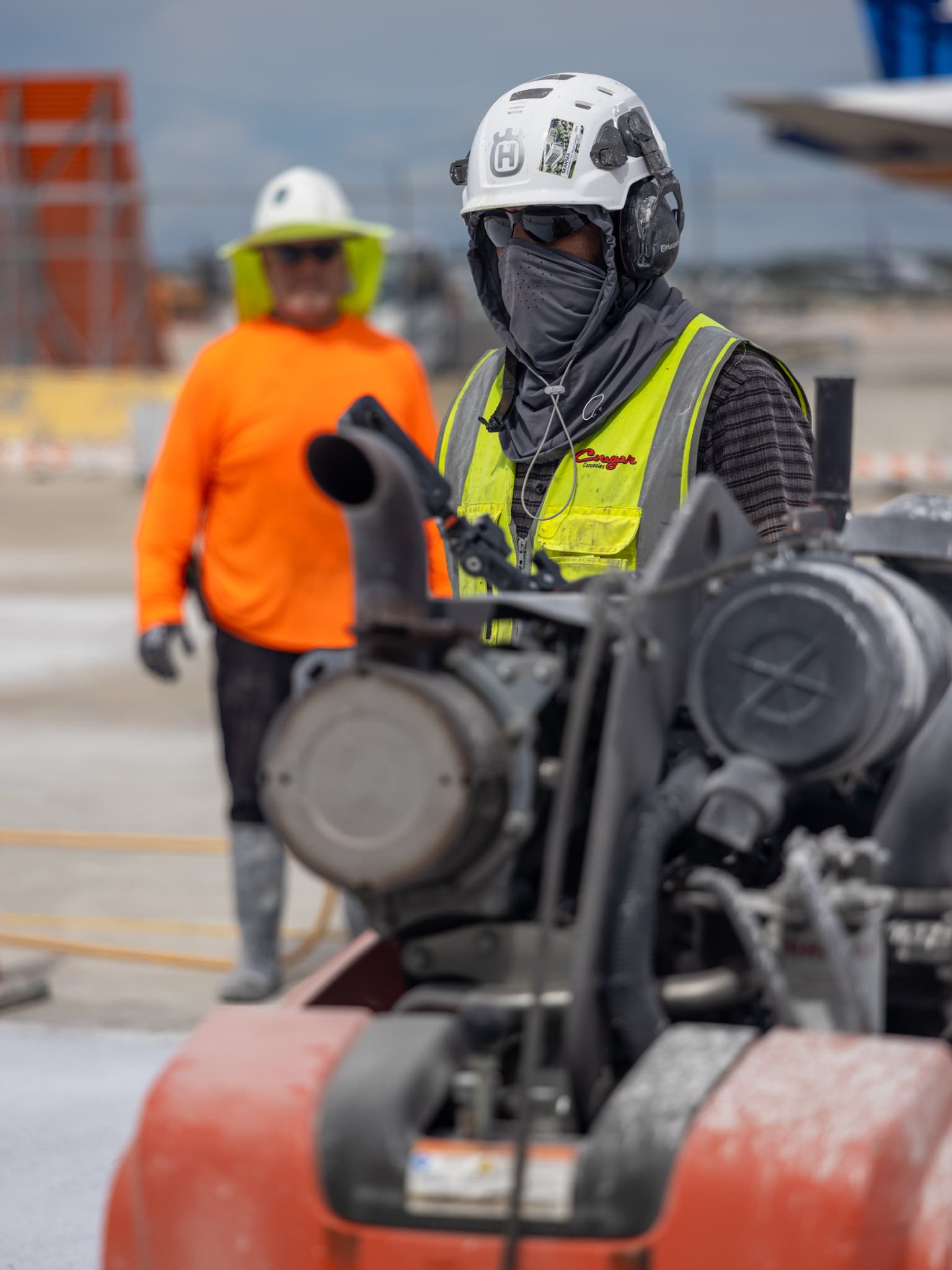 Concrete Cutting at RSW Airport Expansion in Fort Myers, Florida - Fort Myers International Airport, photo 7